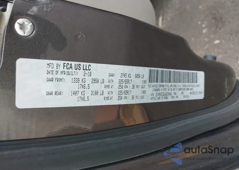 2018 Dodge Grand Caravan Sxt z USA, uszkodzony, nr VIN 2C4RDGCG6JR224541